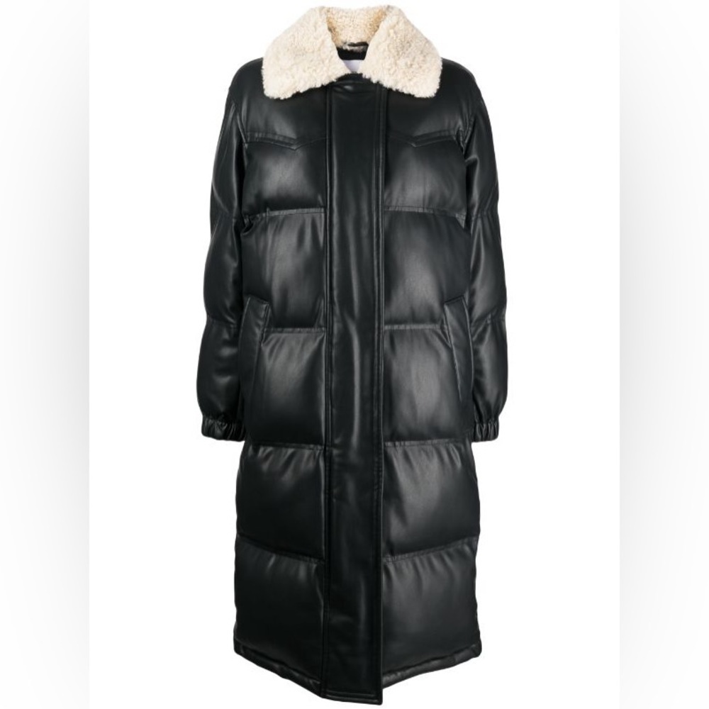 STAND STUDIO
Fabiola quilted faux-leather coat women size 38 us size 6